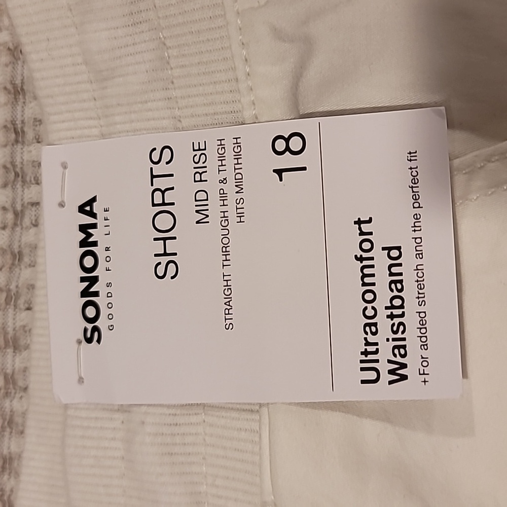 Sonoma Mid Rise Shorts 18 - Picture 2 of 4